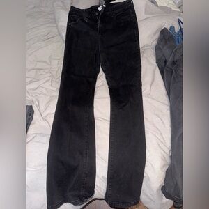 Women's Black Flare Jeans